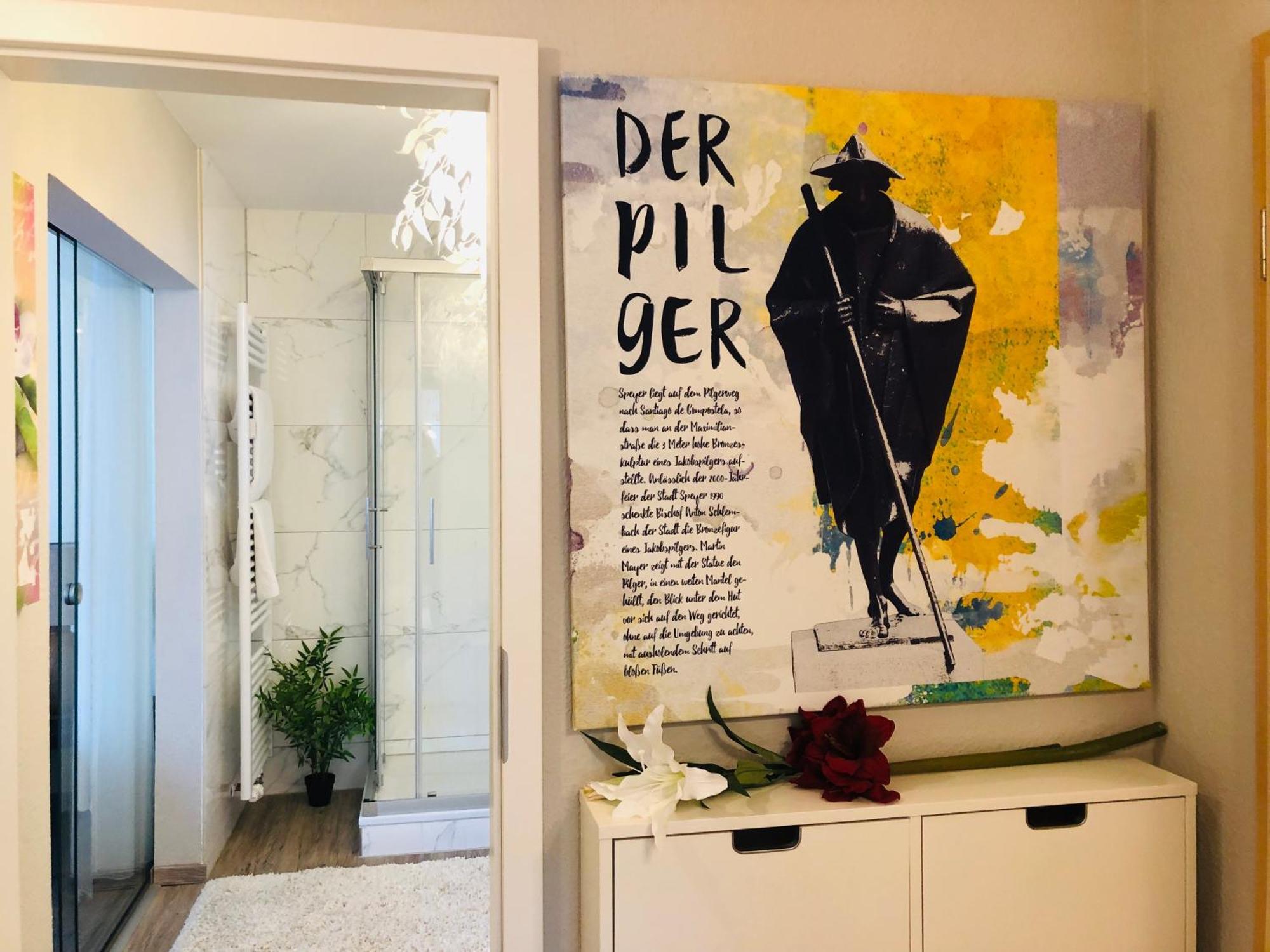 Dompanorama Der Weisse Pfau Apartment Fuer 2-4Pers Speyer Exteriör bild
